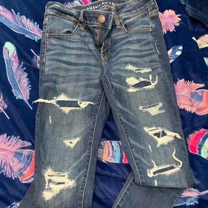 American Eagle Distressed Jeggings